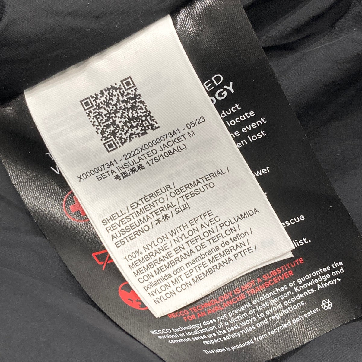 Beta Insulated Jacket中綿ジャケットX0000074341