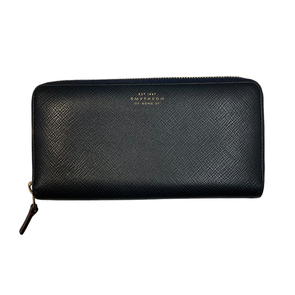 SMYTHSON(スマイソン) PANAMA LARGE ZIP AROUND PURSE長財布 ネイビー｜【公式】カインドオルオンライン  ブランド古着・中古通販【kindal】