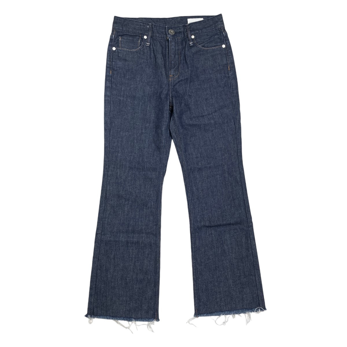 upper hights THE BIRKIN BLUE RINSE CUT OFFフレアデニムパンツ2803131-BRC 古着・中古-1枚目のアイテム画像