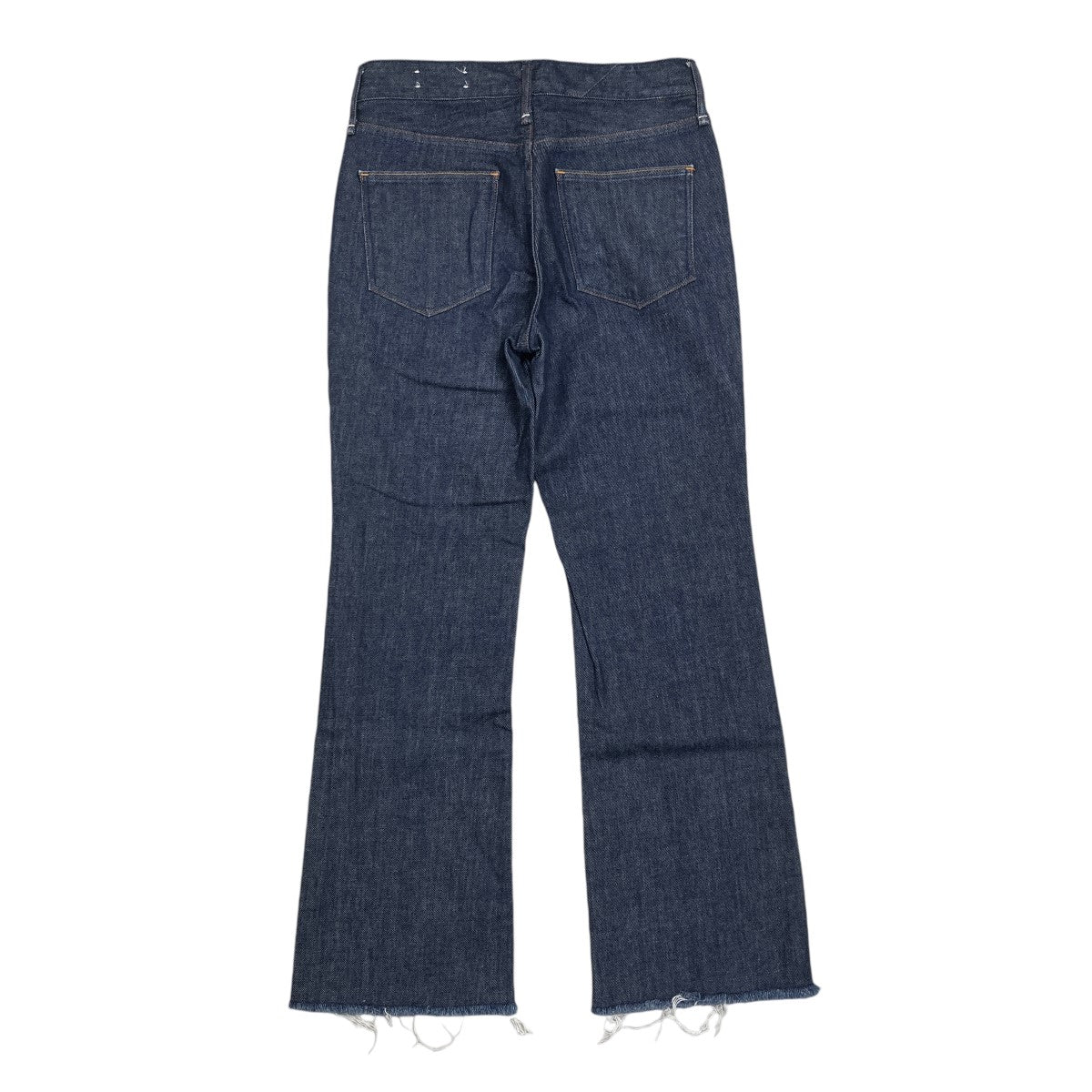 upper hights THE BIRKIN BLUE RINSE CUT OFFフレアデニムパンツ2803131-BRC 古着・中古-2枚目のアイテム画像