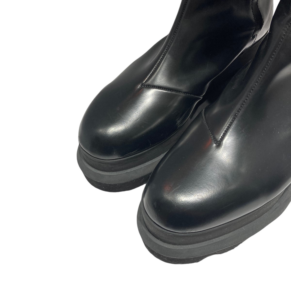 サカイの厚底ロングブーツです。 sacai シューズ 古着・中古アイテム