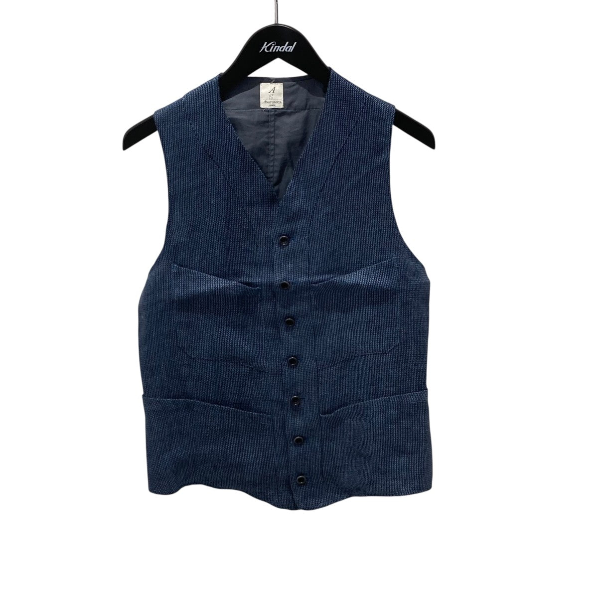 アナトミカ　サガンベスト　S　ANATOMICA　フランス製 ANATOMICA アナトミカ フランス製 SAGAN VEST - COTTON WABASH