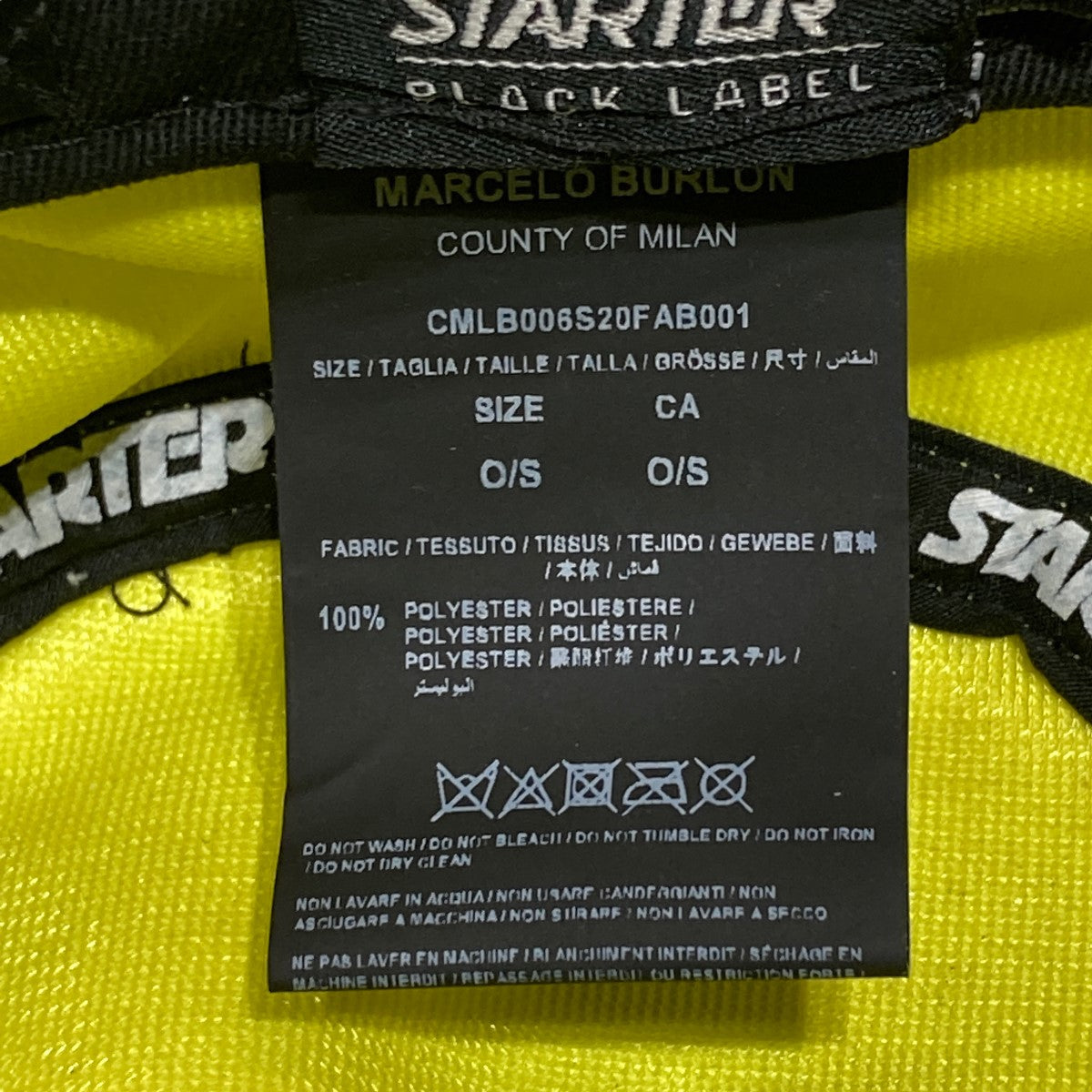STARTER MARCELO BURLON COUNTY OF MILANハットCMLB006S20FAB001 古着・中古-6枚目のアイテム画像
