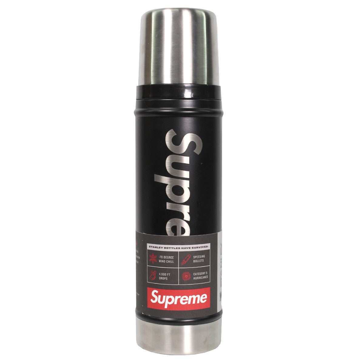 SUPREME(シュプリーム) 19AW Stanley 20 oz．Vacuum Insulated Bottle ロゴボトル ブラック サイズ  14｜【公式】カインドオルオンライン ブランド古着・中古通販【kindal】