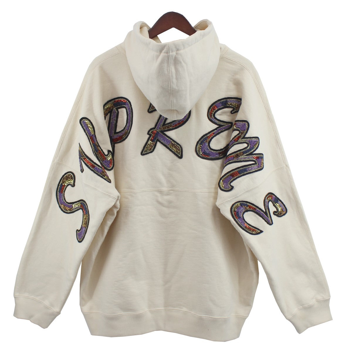 SUPREME(シュプリーム) 22SS Beaded Hooded Sweatshirt ビーズ ロゴ ...