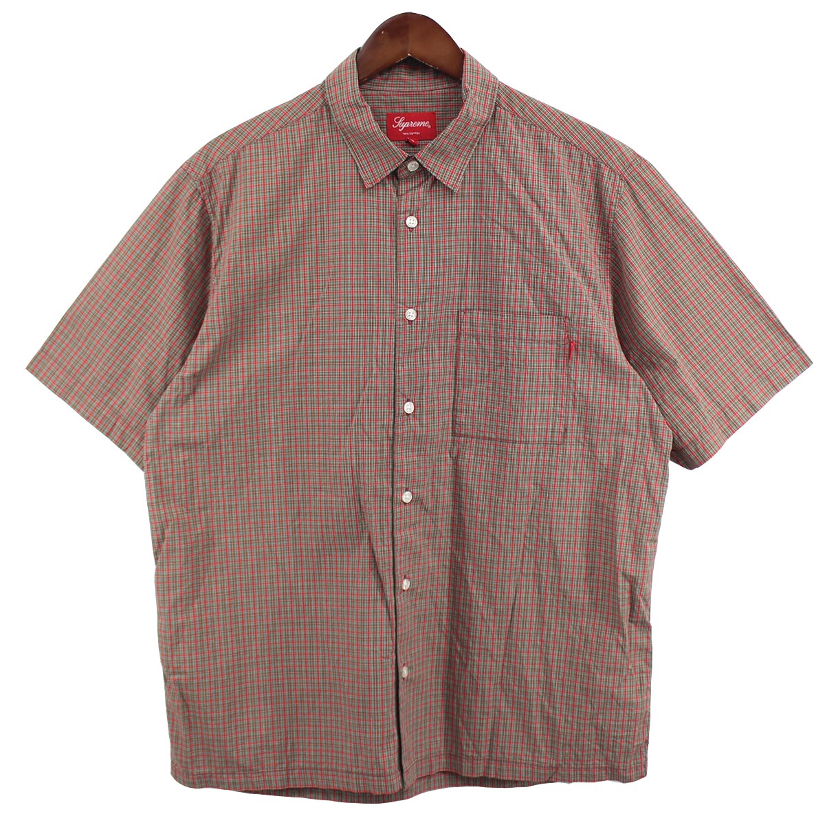 SUPREME(シュプリーム) 19SS Plaid S／S Shirt チェック 半袖 シャツ ...