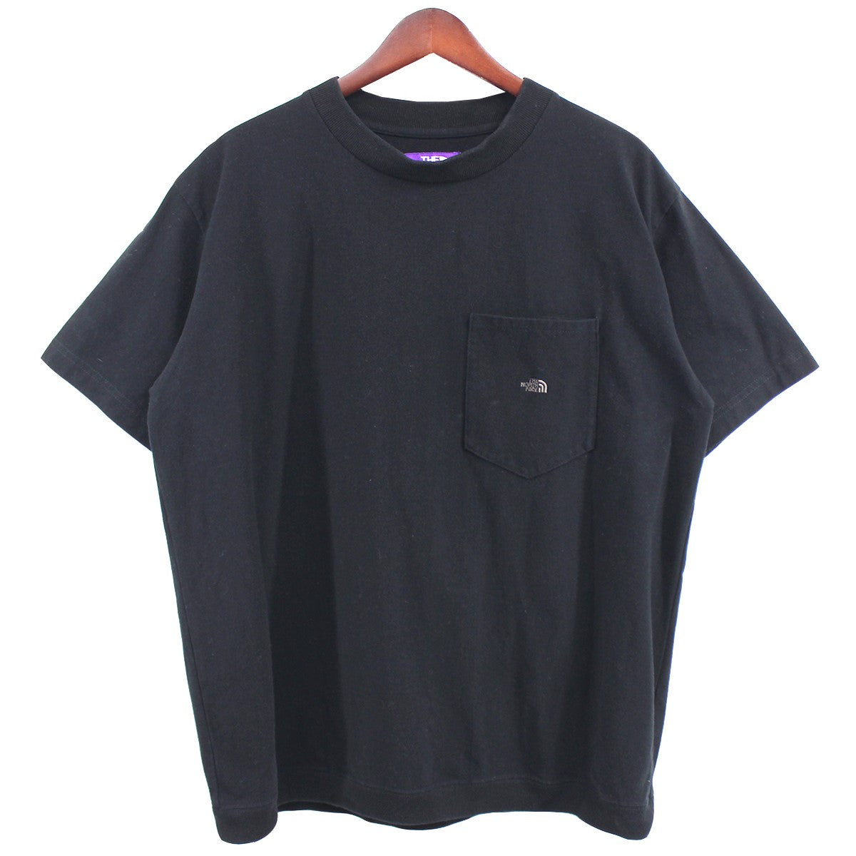 THE NORTH FACE PURPLE LABEL(ザノースフェイス　パープルレーベル) 22SS LABEL High Bulky H／S  Pocket Tee ポケット ロゴ Tシャツ NT3206N ブラック サイズ 14｜【公式】カインドオルオンライン 