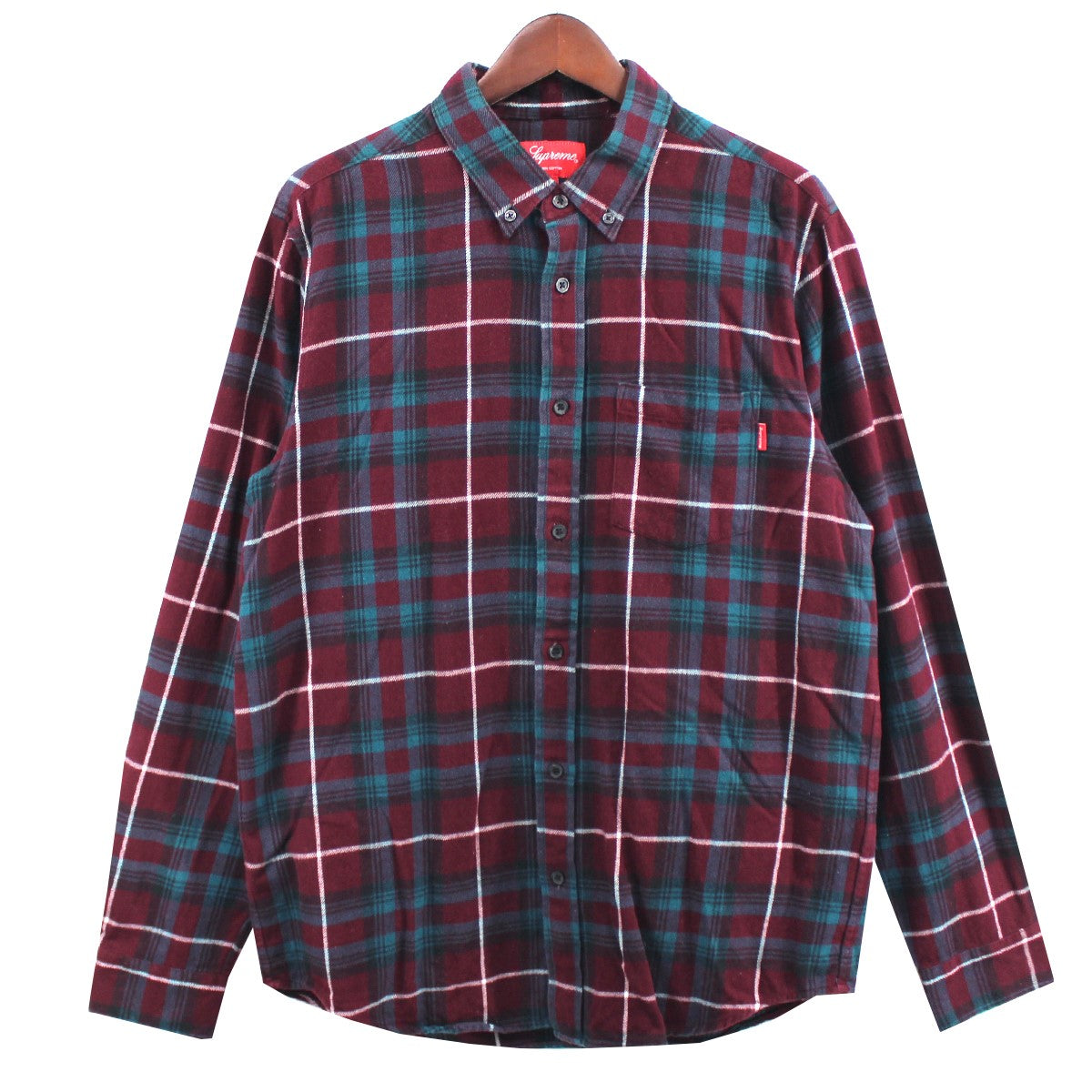 ☆ 17AW SUPREME シュプリーム Tartan Flannel Shirt タータンチェック 