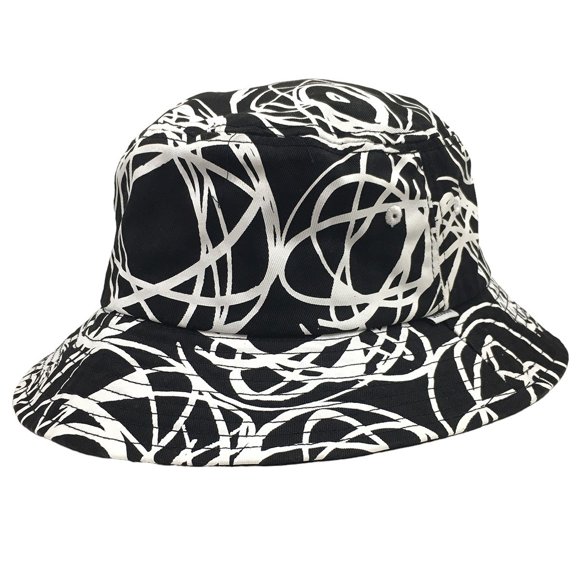 STUSSY x FUTURA(スチューシー　フューチュラ) FUTURA 2000 コラボ ハット バケットハット ブラック×ホワイト サイズ  12｜【公式】カインドオルオンライン ブランド古着・中古通販【kindal】