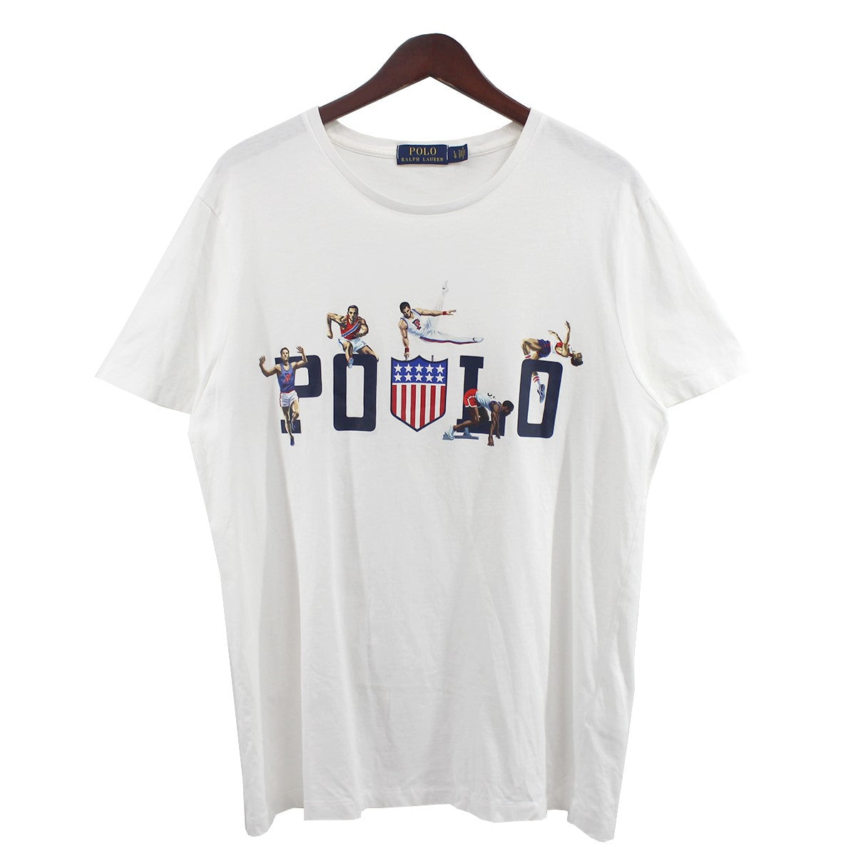 POLO RALPH LAUREN(ポロラルフローレン) POLO ロゴ スポーツ Tシャツ ホワイト サイズ L｜【公式】カインドオルオンライン  ブランド古着・中古通販【kindal】