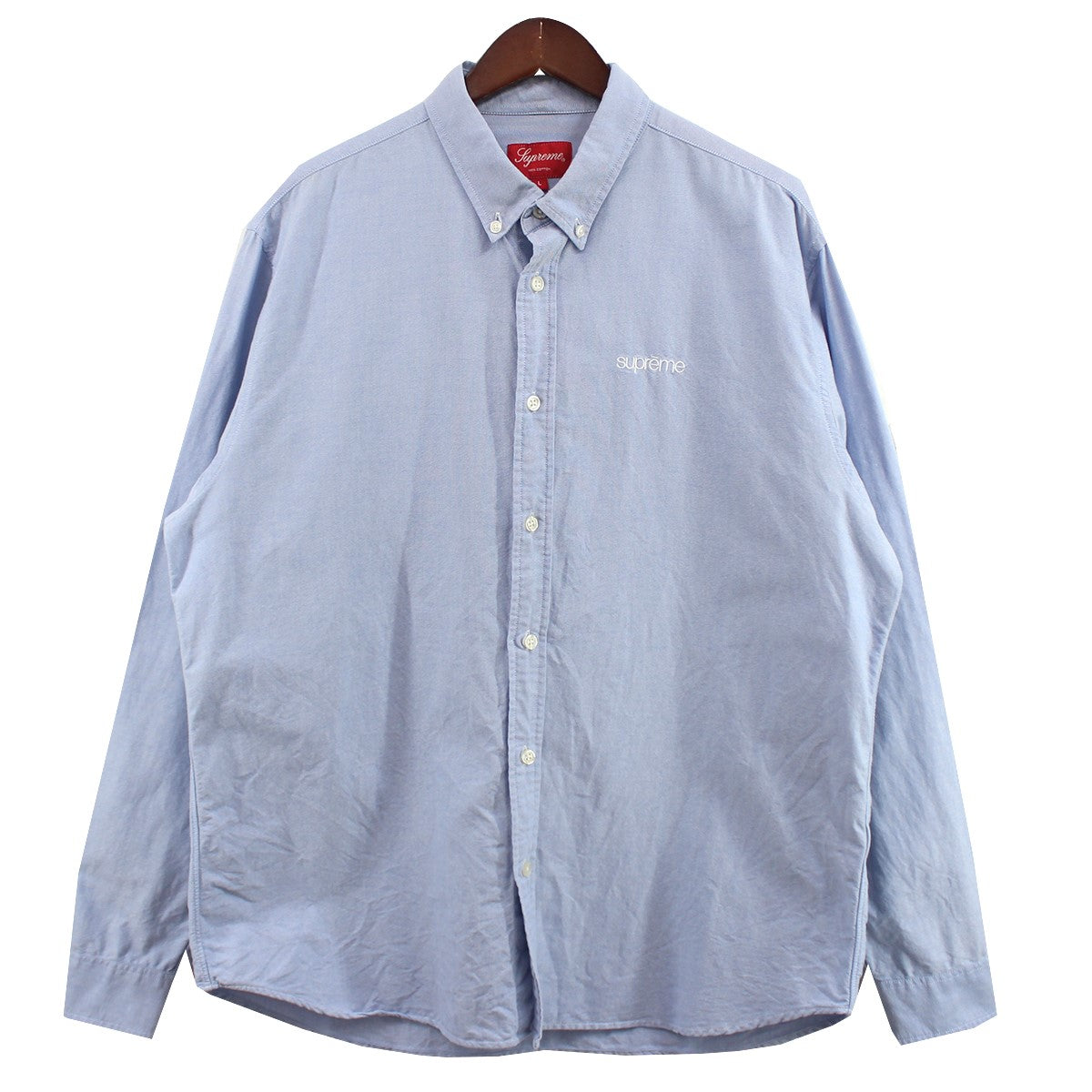 SUPREME(シュプリーム) 20SS Oxford Shirt クラシック ロゴ オックスフォード シャツ ブルー サイズ  14｜【公式】カインドオルオンライン ブランド古着・中古通販【kindal】