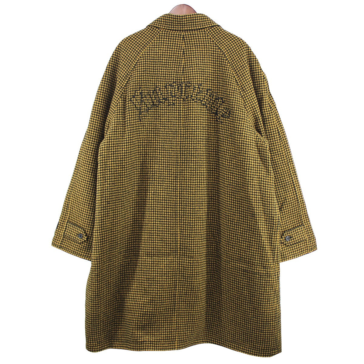 SUPREME(シュプリーム) 23AW Reversible Houndstooth Overcoat ロゴ ...
