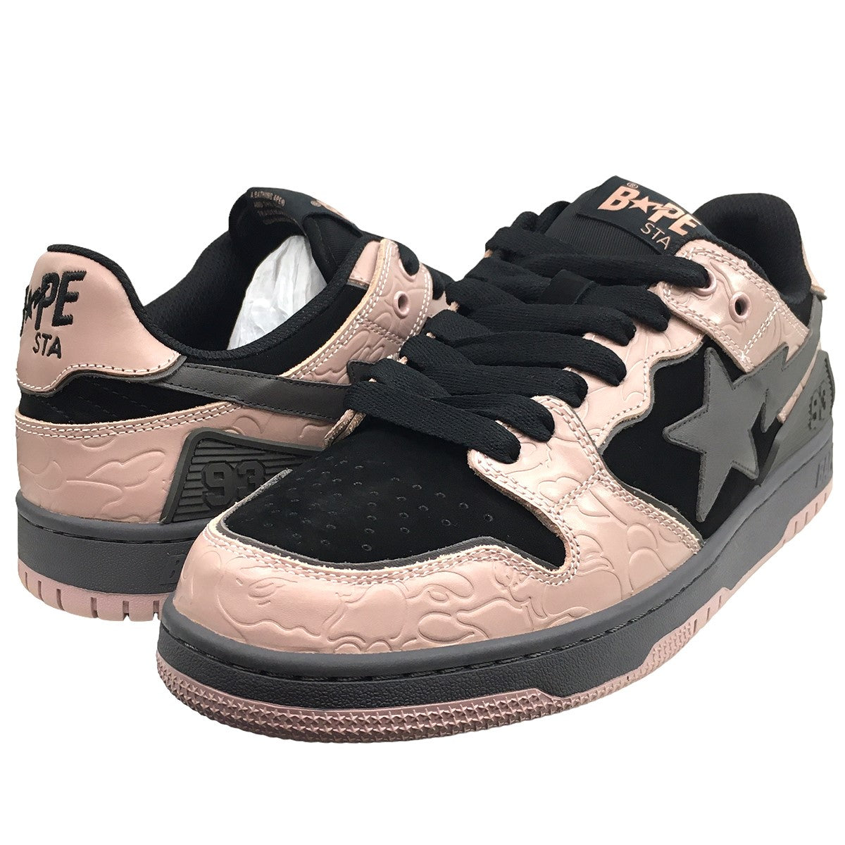 A BATHING APE(アベイシングエイプ) BAPE SK8 STA ベイプ スケート スタ スニーカー ベイプスタ スケートスタ シューズ 靴  1H80191016 ブラック×ピンク サイズ 13｜【公式】カインドオルオンライン ブランド古着・中古通販【kindal】