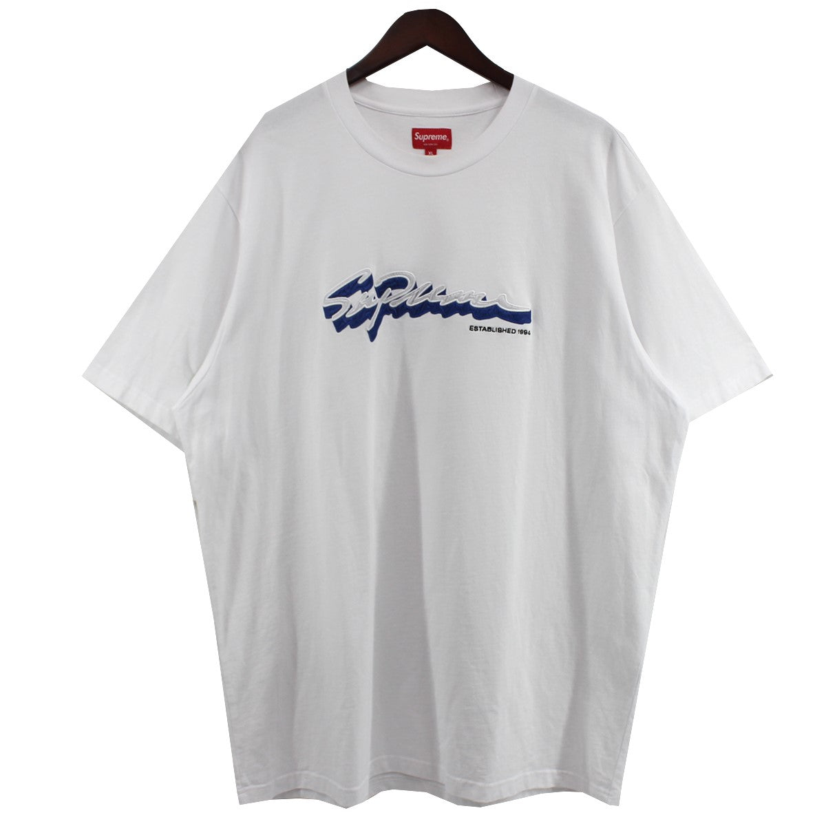 SUPREME(シュプリーム) 22AW Shadow Script S／S Top シャドー スクリプト ロゴ Tシャツ ホワイト サイズ  15｜【公式】カインドオルオンライン ブランド古着・中古通販【kindal】