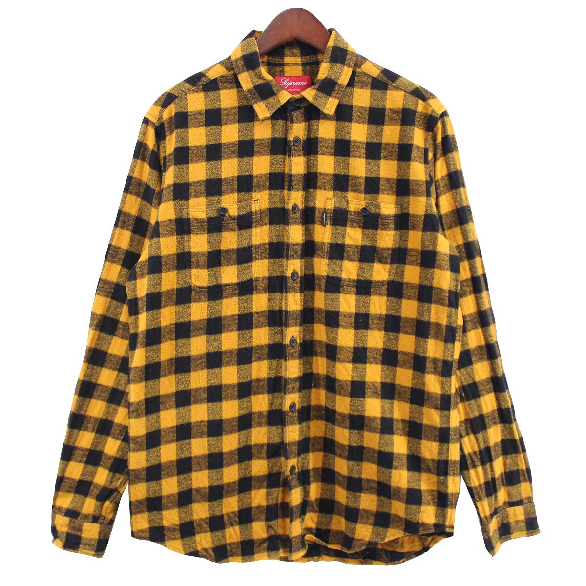 SUPREME(シュプリーム) 10AW Buffalo Flannel Shirt バッファローチェックネルシャツ ゴールド サイズ  14｜【公式】カインドオルオンライン ブランド古着・中古通販【kindal】