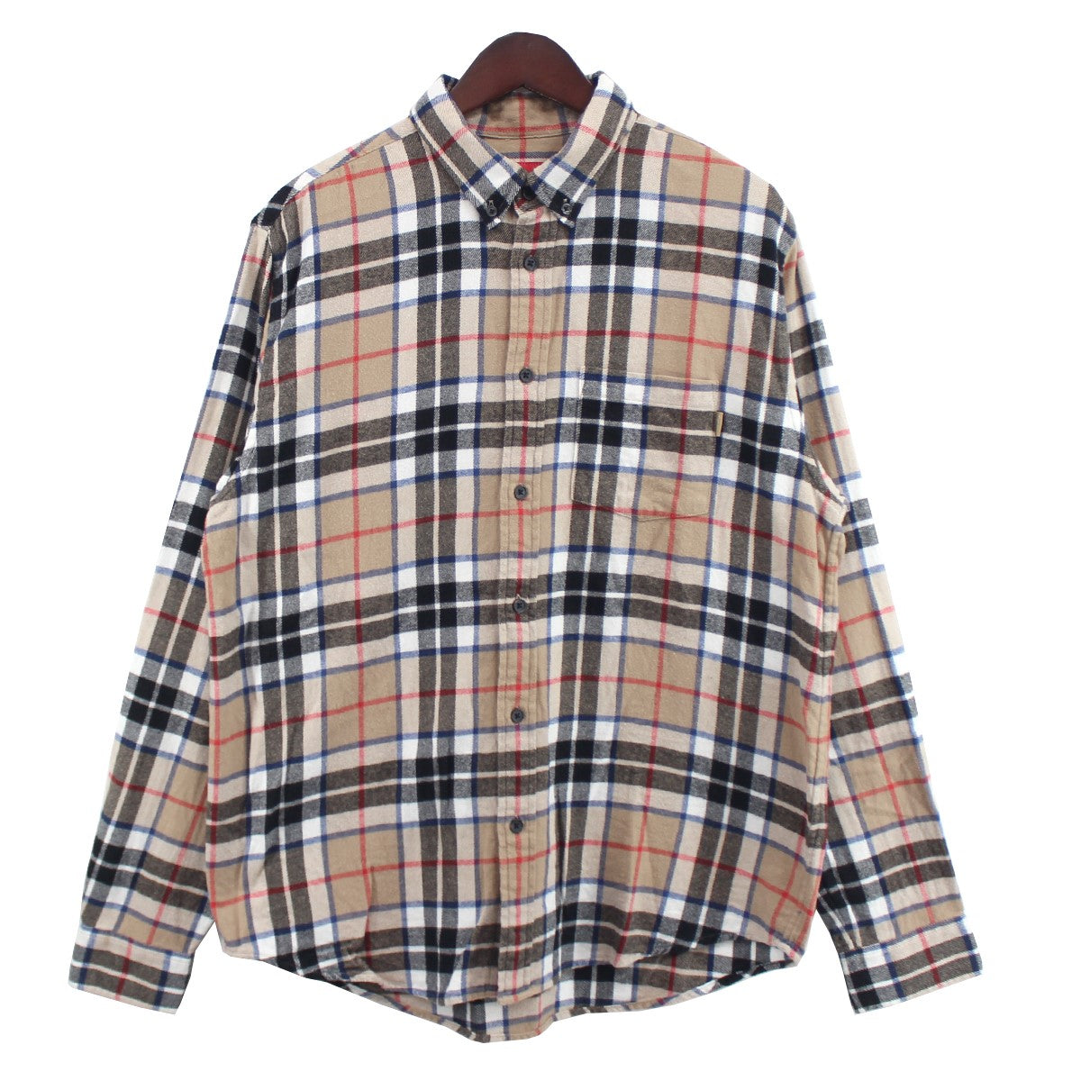 12,478円Supreme 18aw Tartan L/S Flannel Shirt M