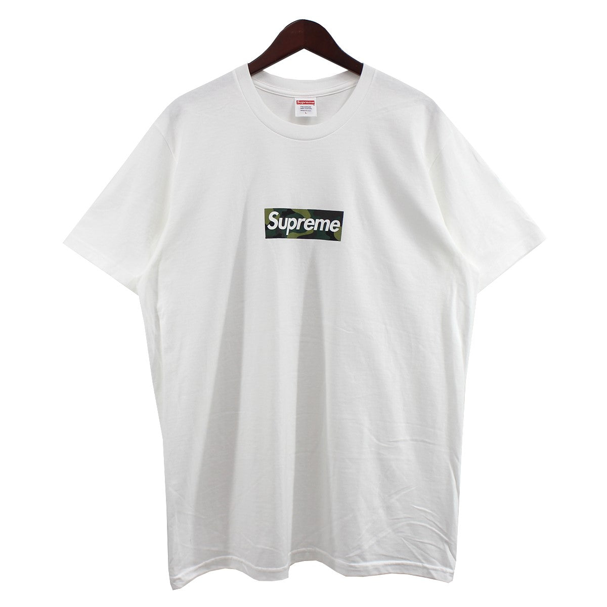 メンズシュプリーム オリーブ ボックスロゴ tシャツ 1998