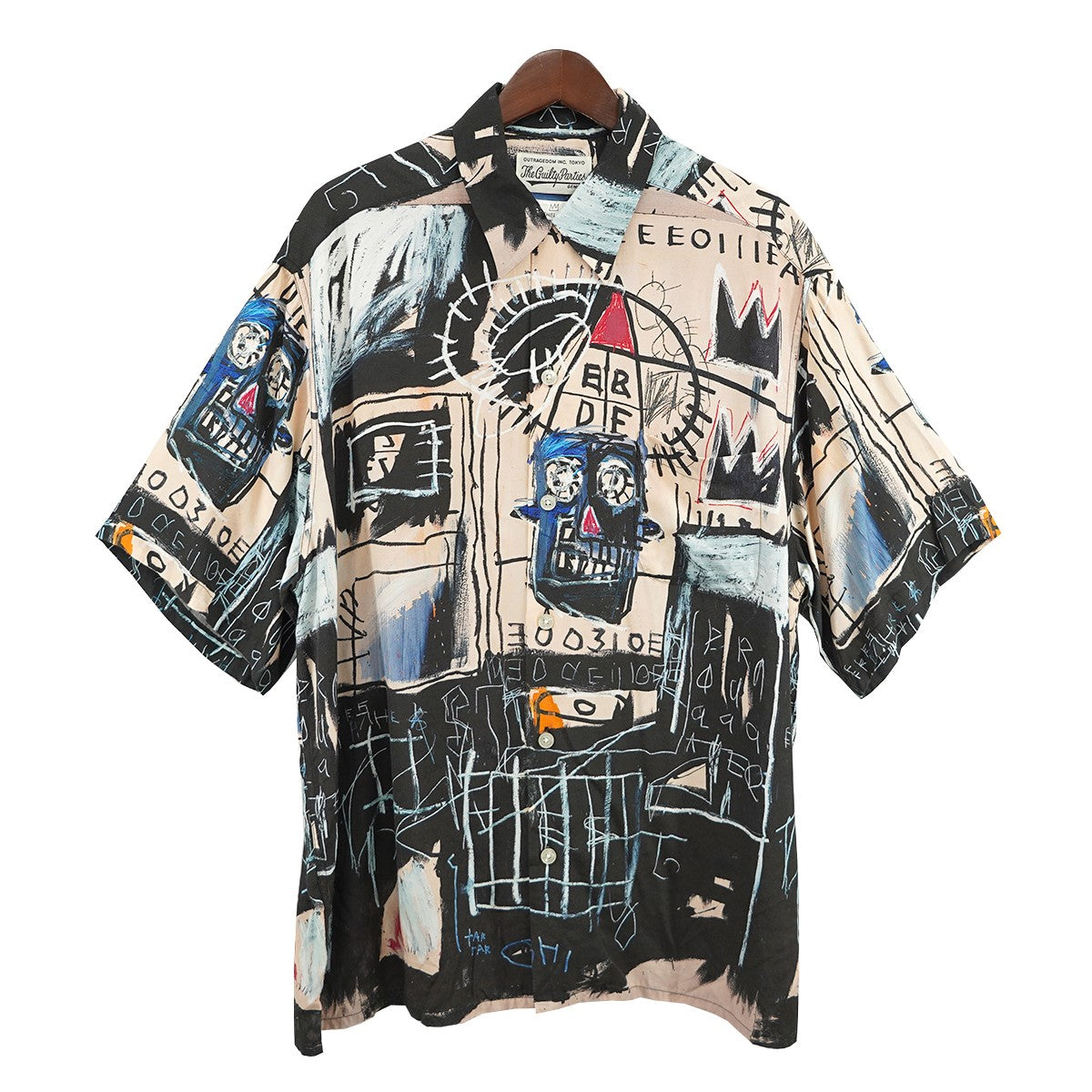 WACKO MARIA × JEAN-MICHEL BASQUIAT 22SS HAWAIIAN SHIRT ハワイアン シャツ 半袖シャツ  アロハシャツ マルチカラー サイズ 14｜【公式】カインドオルオンライン ブランド古着・中古通販【kindal】