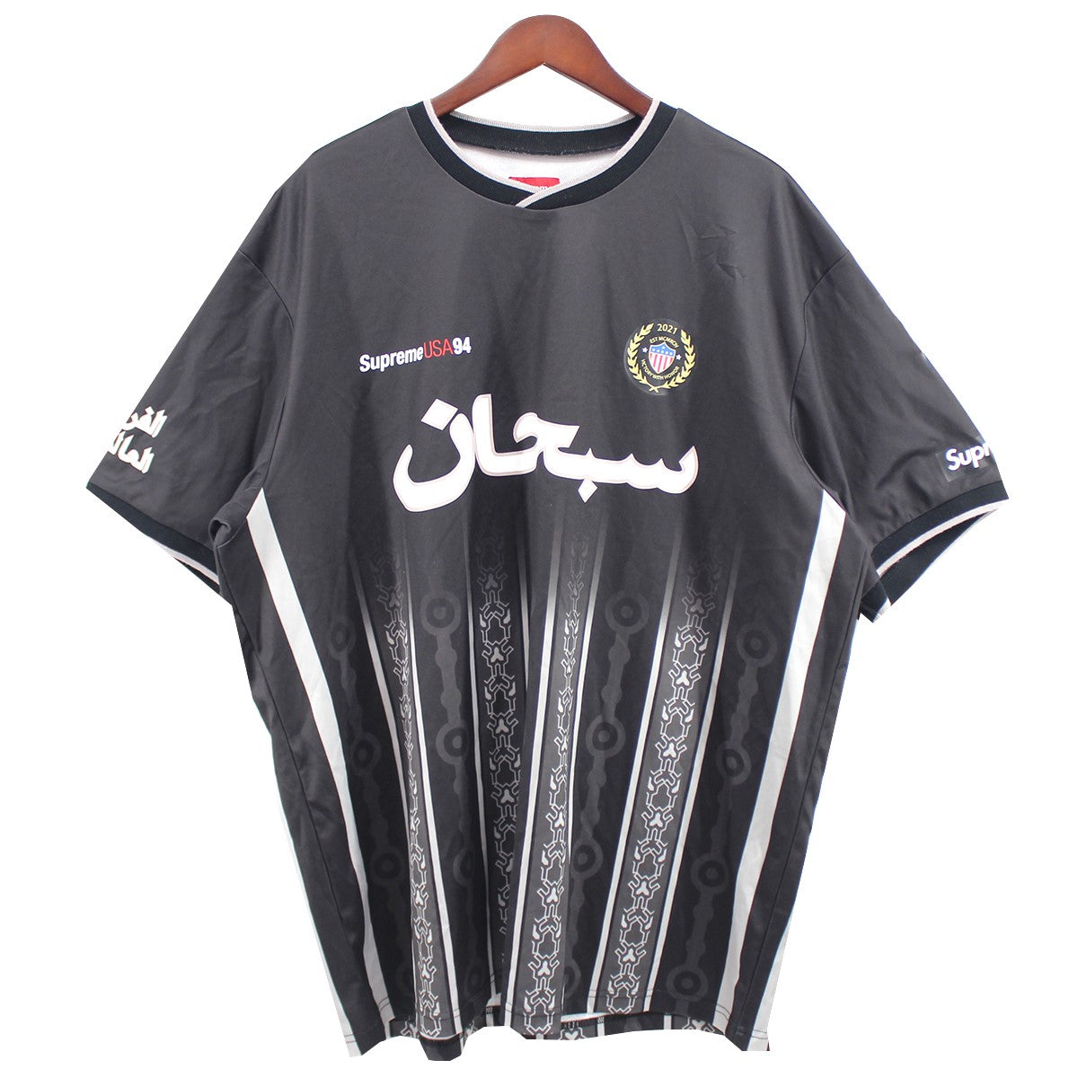 supreme arabic logo soccer jersey 21ssＭサイズです
