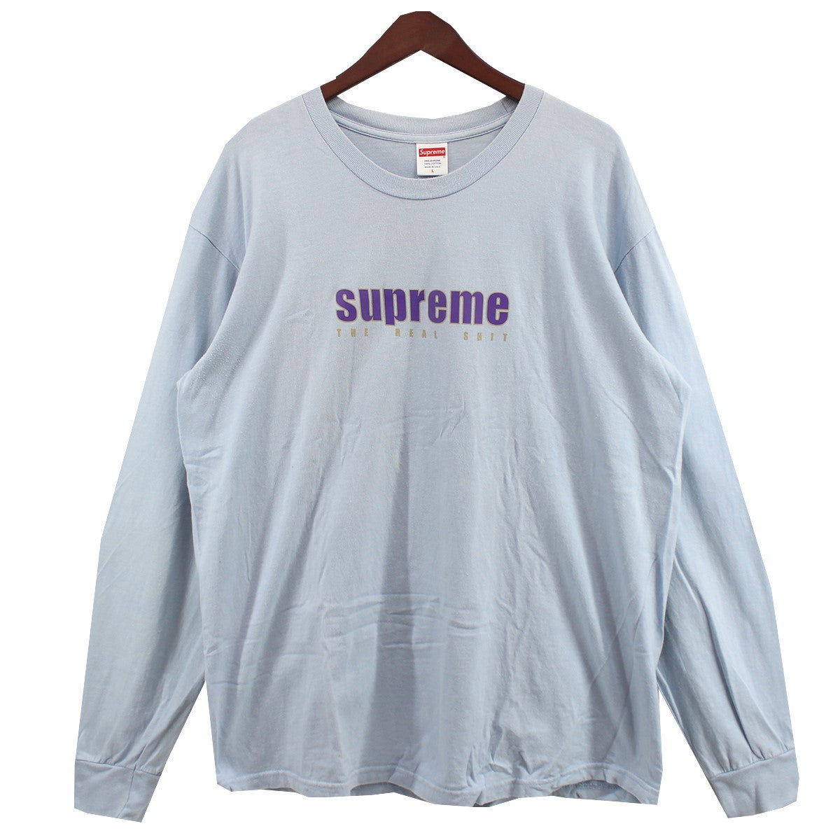 SUPREME(シュプリーム) 19SS The Real Shit L／S Tee ロゴ リアル 