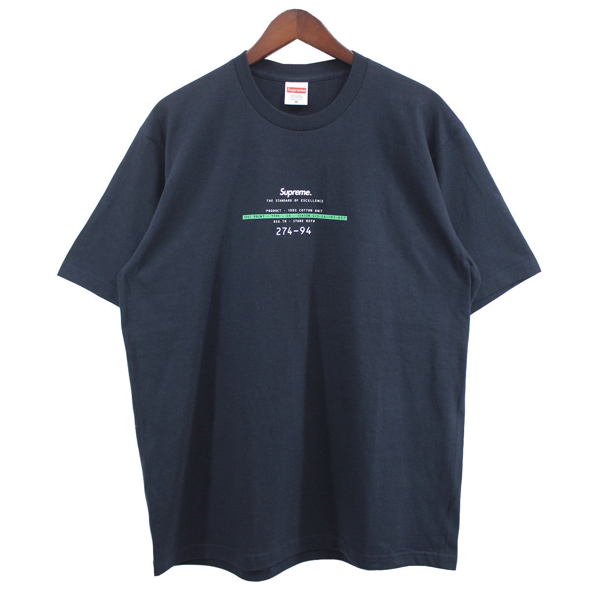 SUPREME(シュプリーム) 24SS Standard Tee スタンダード ロゴ Tシャツ ネイビー サイズ  13｜【公式】カインドオルオンライン ブランド古着・中古通販【kindal】