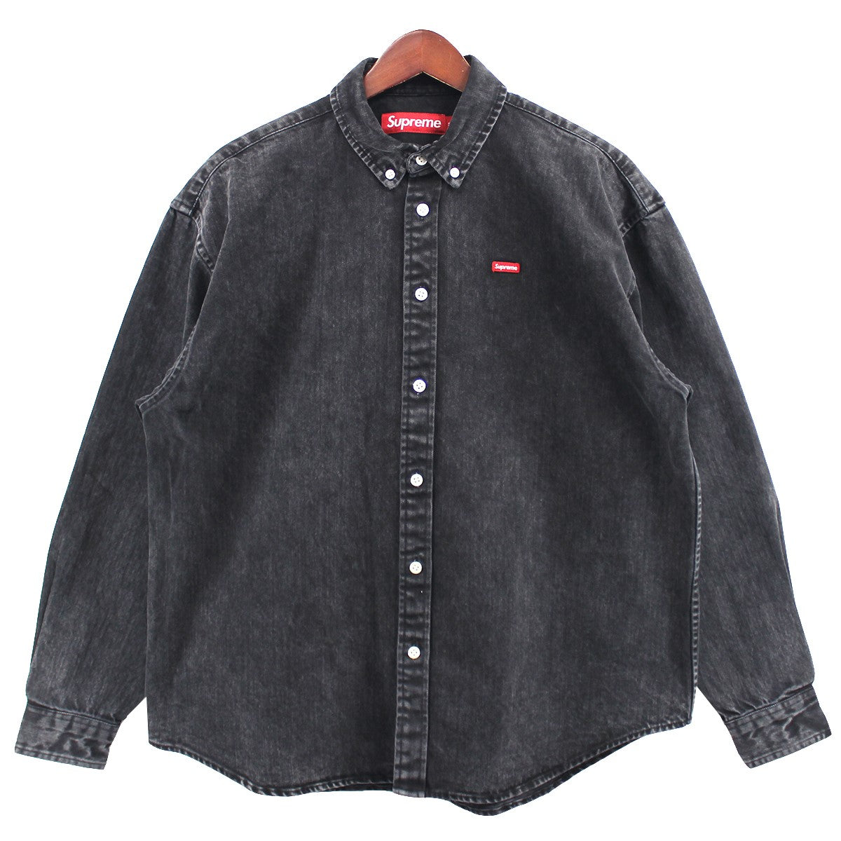 SUPREME(シュプリーム) 24SS Small Box Shirt Washed Black スモール 