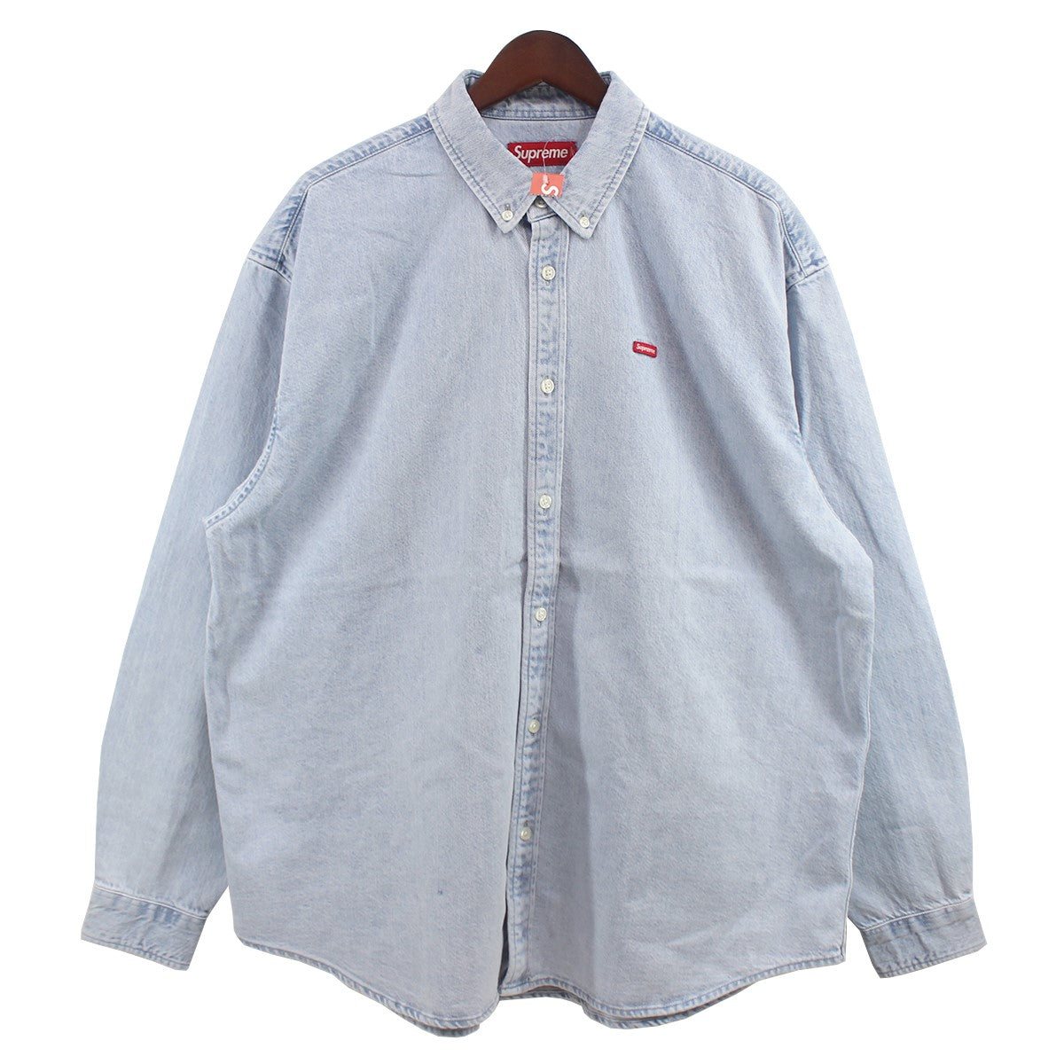 SUPREME(シュプリーム) 24SS Small Box Shirt Washed Blue スモール ...