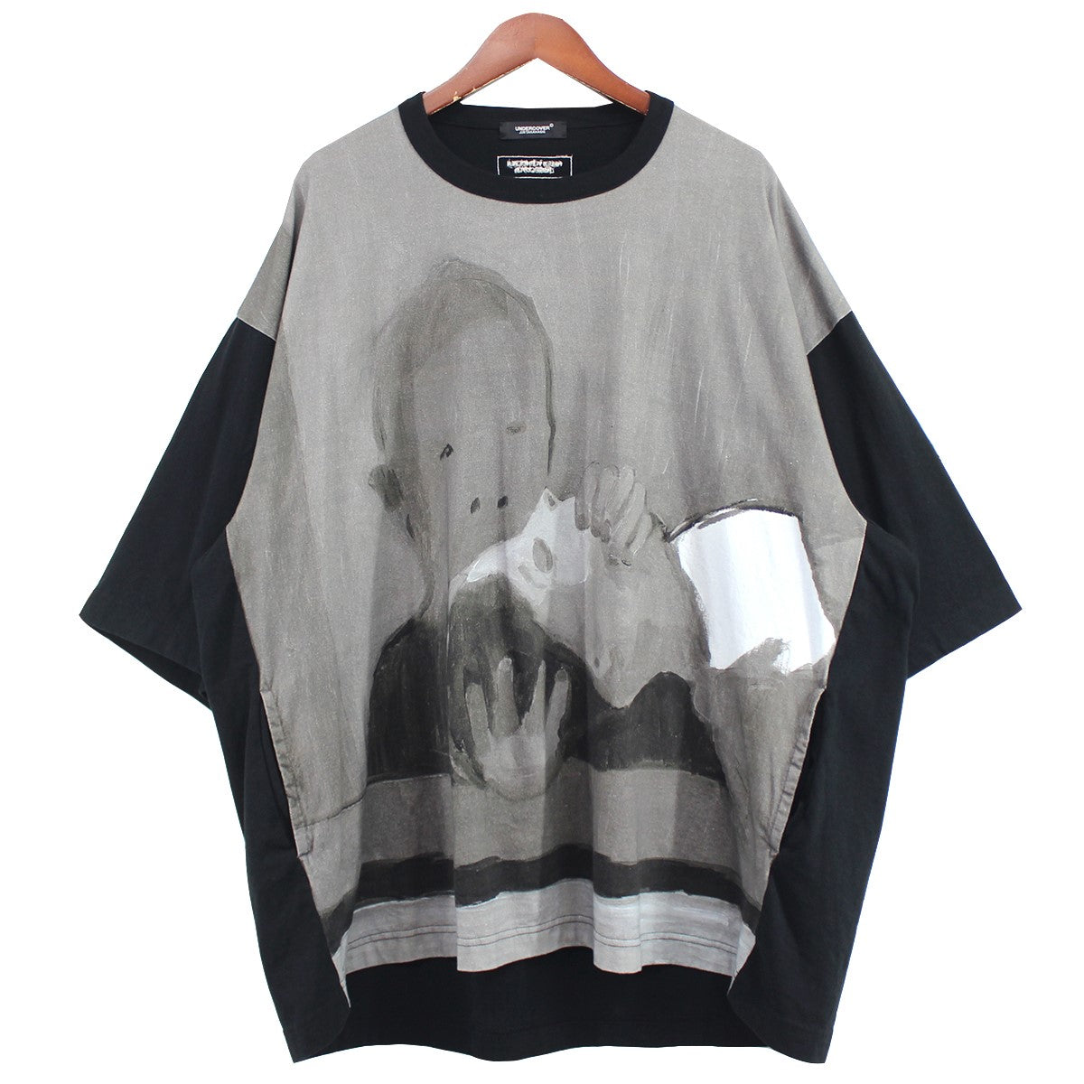 UNDERCOVER(アンダーカバー) 24SS Helen総柄 TEE Painting オーバー 