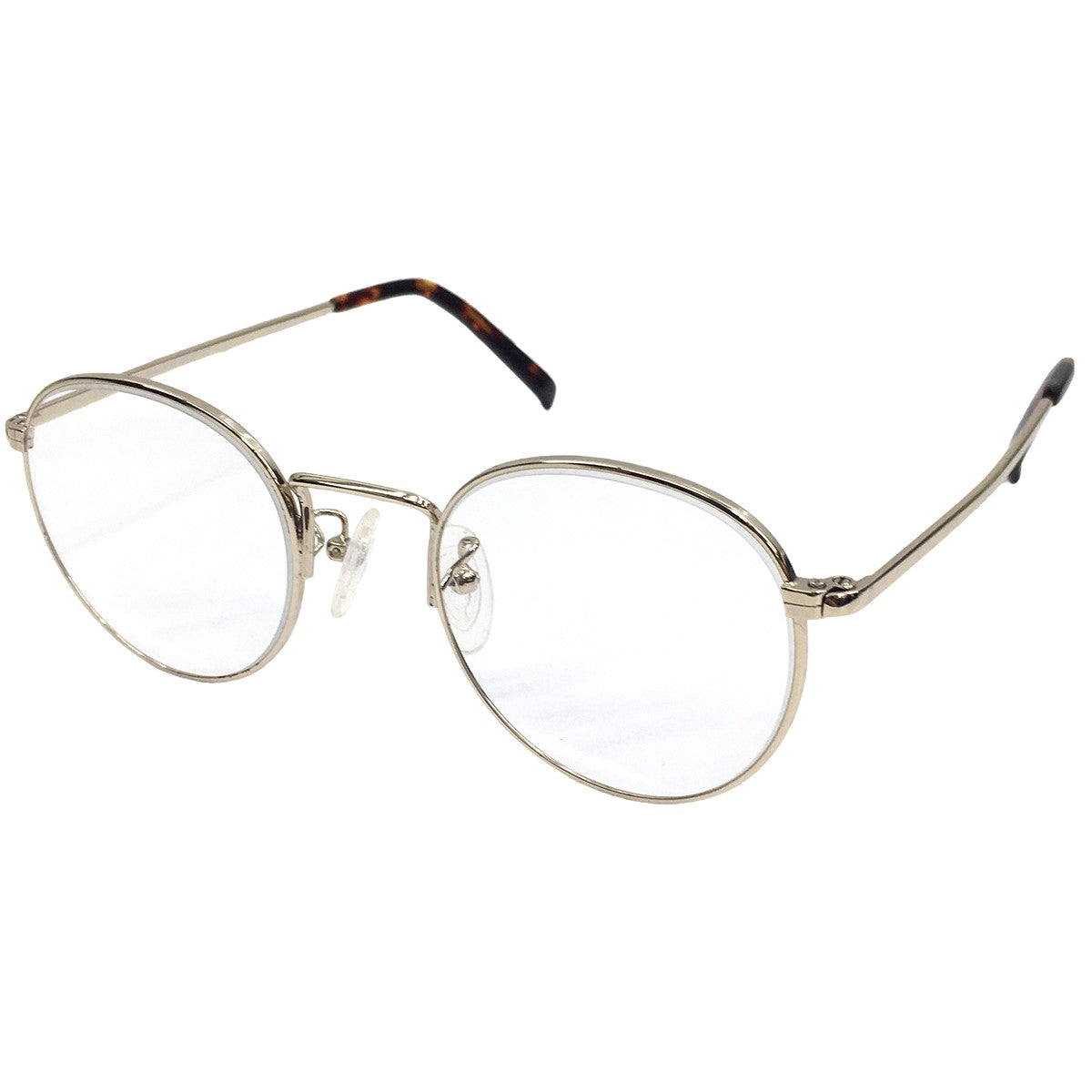 SHURON(シュロン) RONSTRONG Round Eyeglasses ロンストロング メガネ 眼鏡 48 5 3／4 シルバー サイズ  48｜【公式】カインドオルオンライン ブランド古着・中古通販【kindal】