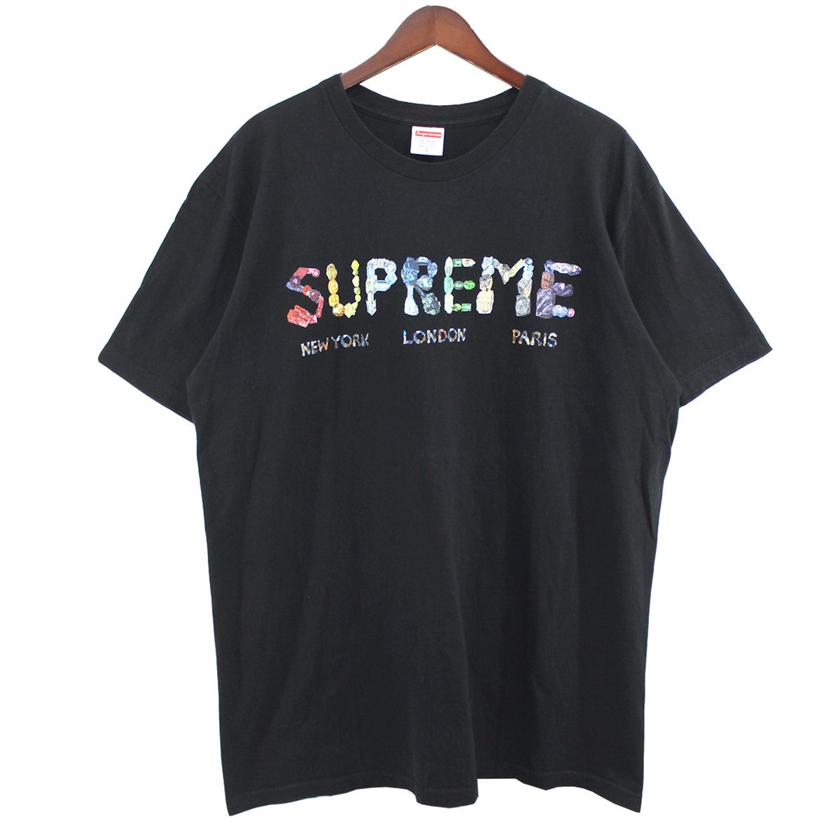 SUPREME(シュプリーム) 18SS Rocks Tee ロックス ロゴ Tシャツ ブラック サイズ 14｜【公式】カインドオルオンライン  ブランド古着・中古通販【kindal】