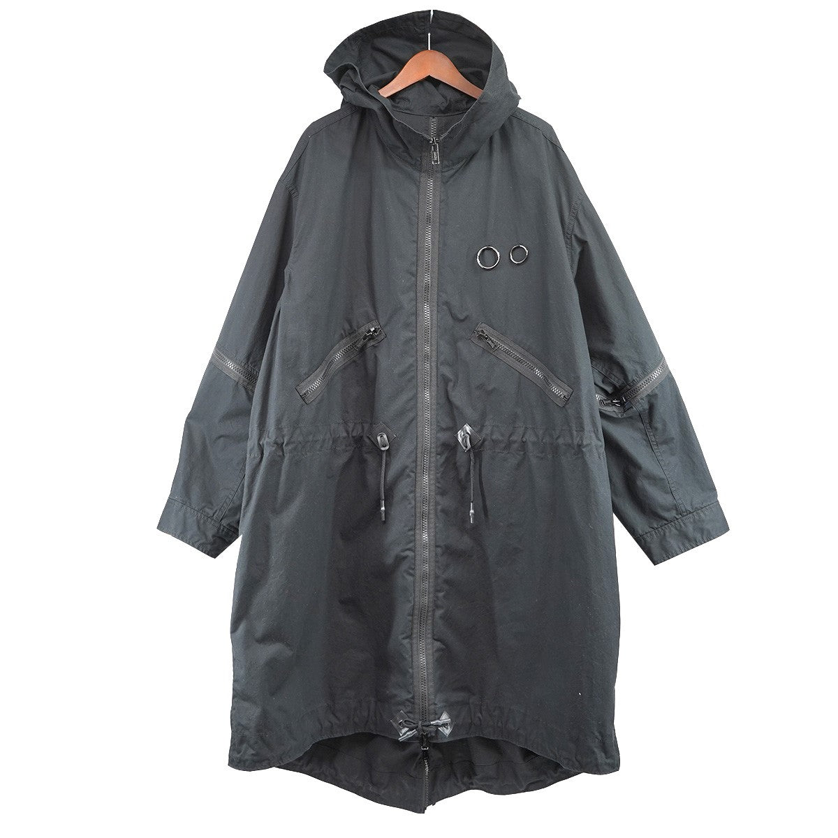 UNDERCOVER(アンダーカバー) 24SS CoウェザーZIPモッズコート 定価 132000円円 UC1D4302-2 ブラック サイズ  4｜【公式】カインドオルオンライン ブランド古着・中古通販【kindal】