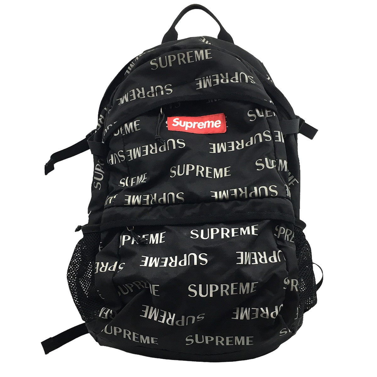 Supreme(シュプリーム) 16AW3M Reflective Repeat Backpack リフレクト ロゴ リピート バックパック  ブラック｜【公式】カインドオルオンライン ブランド古着・中古通販【kindal】