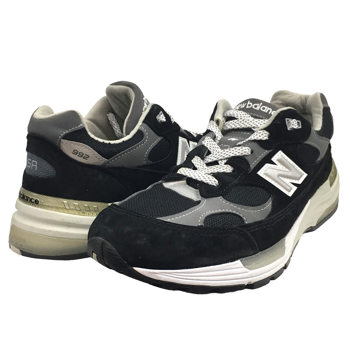 NEW BALANCE M992EB 27.5cm ニューバランス スニーカー ブラック - メンズシューズ