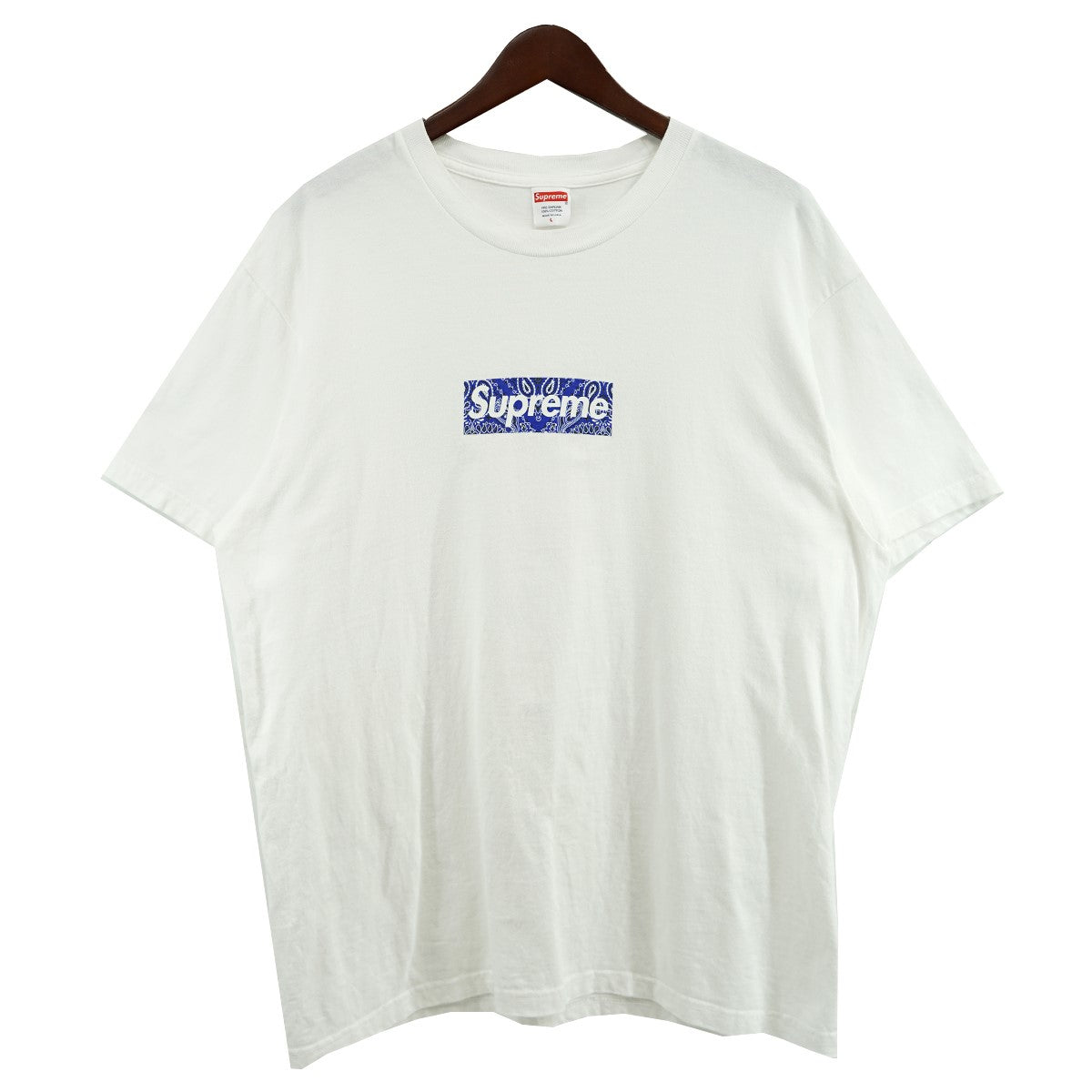 Supreme(シュプリーム) 19AW Bandana Box Logo Tee バンダナボックス ロゴ Tシャツ ホワイト サイズ  L｜【公式】カインドオルオンライン ブランド古着・中古通販【kindal】