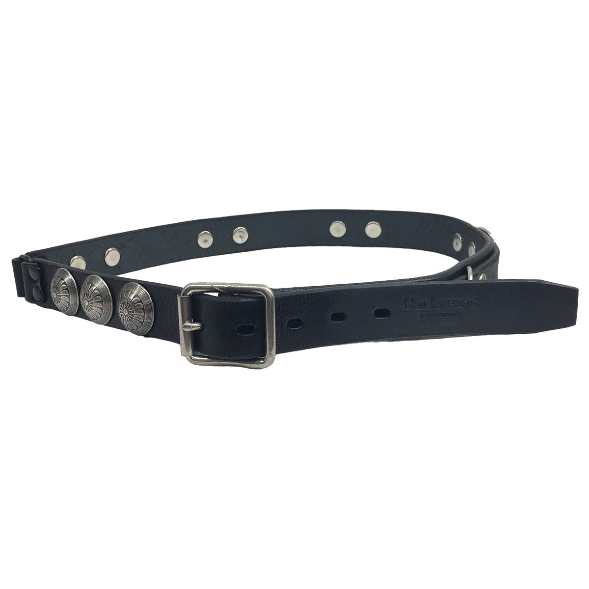 Supreme×Blackmeans 23AWBlackmeans Concho Leather Belt レザーベルト ブラック サイズ  M｜【公式】カインドオルオンライン ブランド古着・中古通販【kindal】