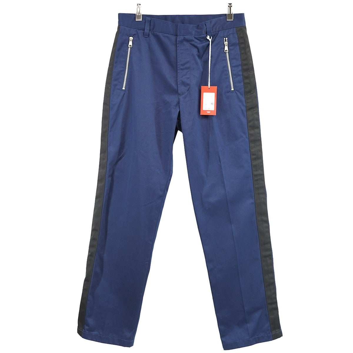 DIESEL(ディーゼル) P-ELLIOT PANT サイドライン バック オーバル Dロゴ パンツ A06450 / 8056000190663  ネイビー サイズ 30｜【公式】カインドオルオンライン ブランド古着・中古通販【kindal】