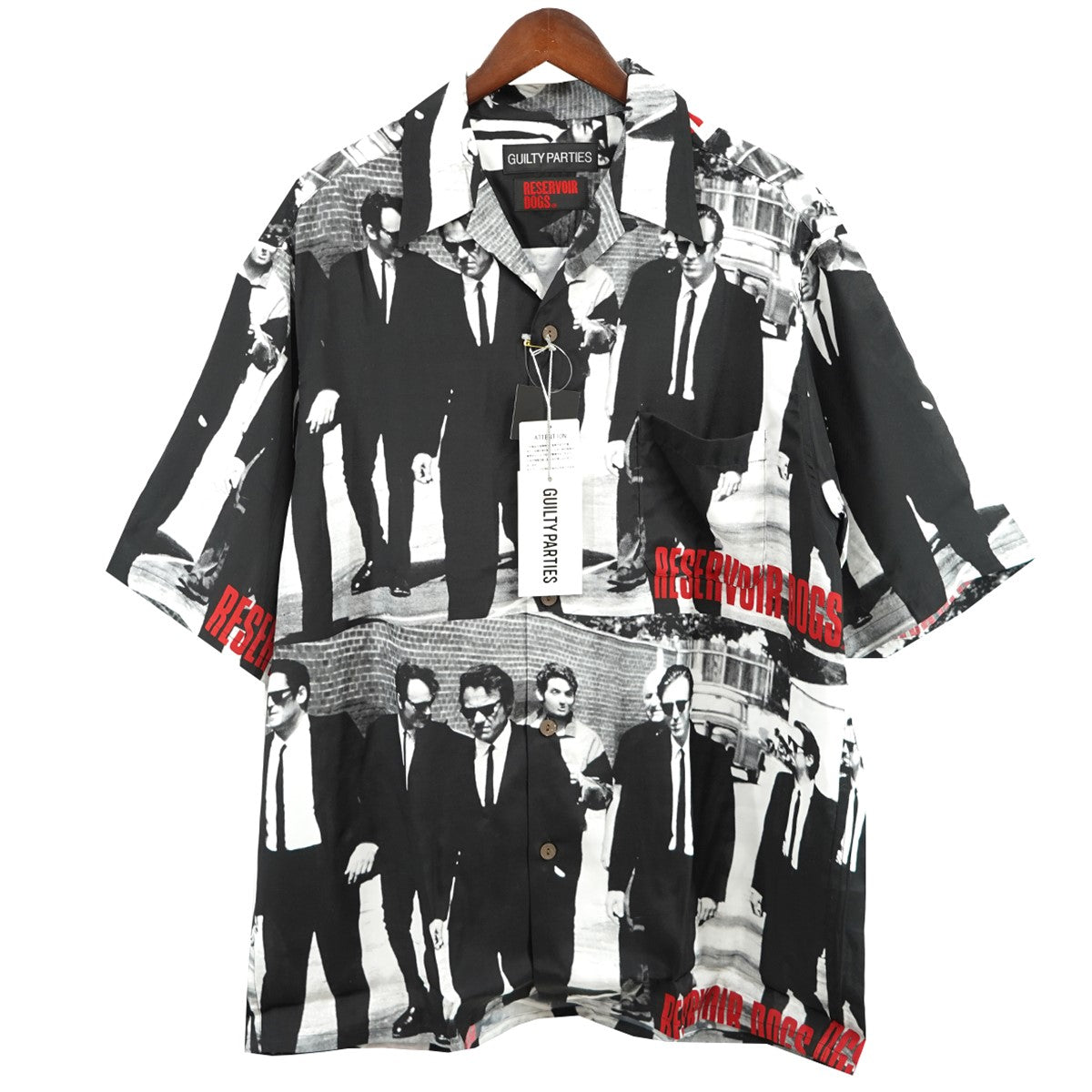 WACKO MARIA(ワコマリア) 24SS RESERVOIR DOGS ／ S／S HAWAIIAN SHIRT アロハシャツ  RD-WM-HI02 MONO ／ブラック サイズ L｜【公式】カインドオルオンライン ブランド古着・中古通販【kindal】