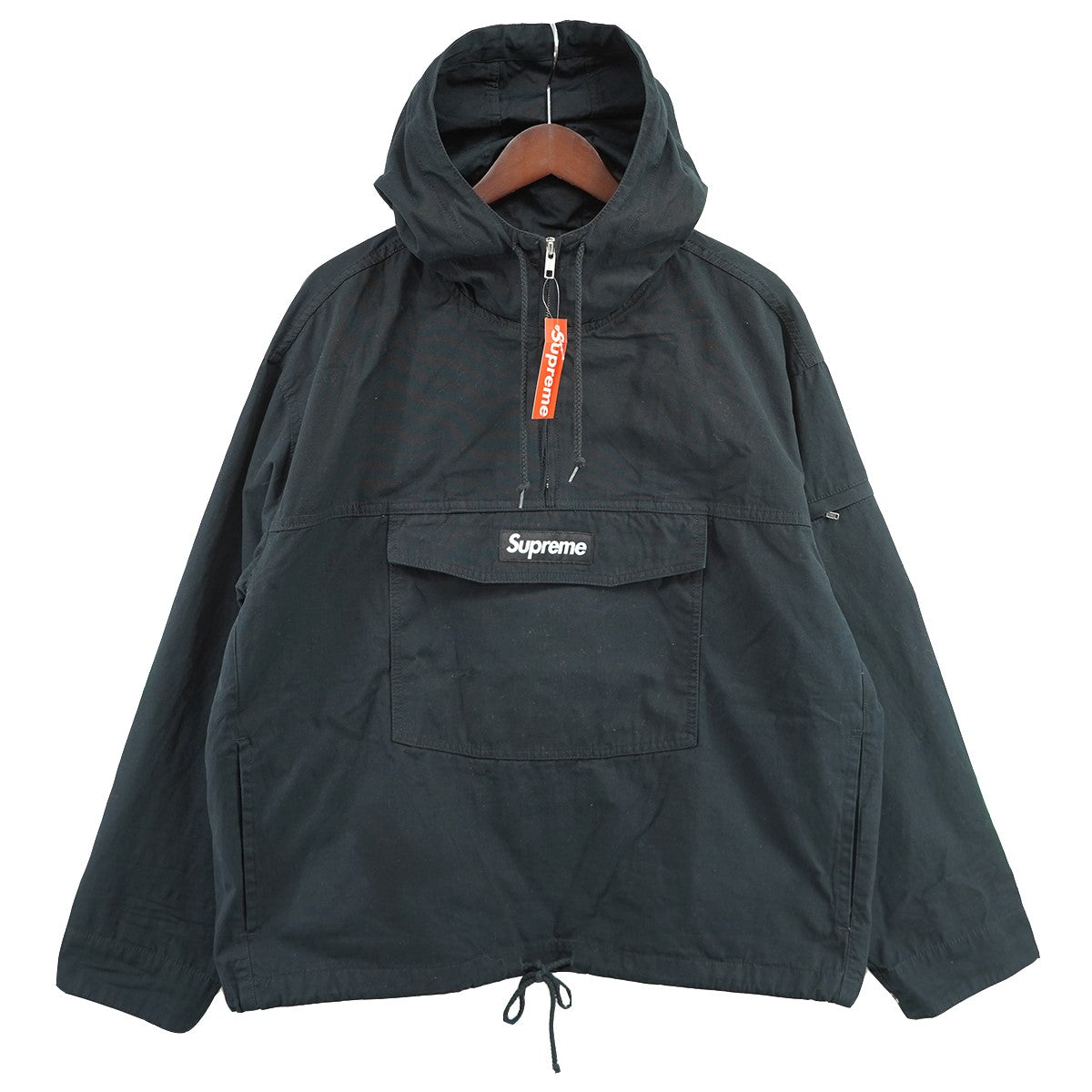 Supreme(シュプリーム) 24SS Cotton Utility Anorak ロゴ アノラック ジャケット ブラック サイズ  S｜【公式】カインドオルオンライン ブランド古着・中古通販【kindal】