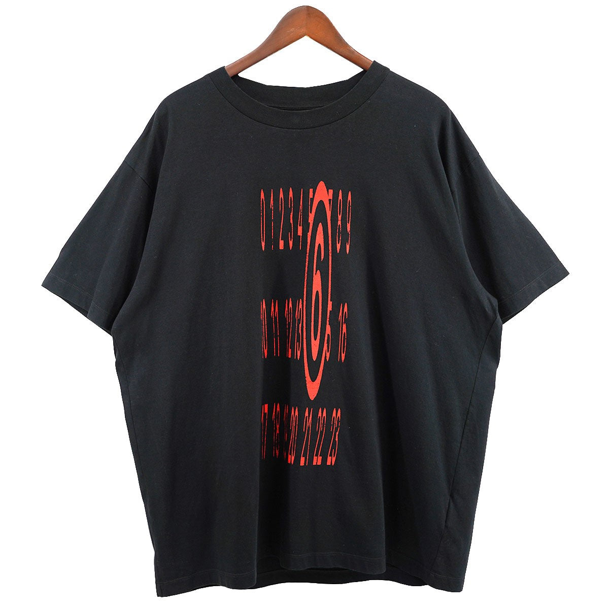 MM6 Maison Margiela(エムエムシックス マルタンマルジェラ) 24SS Basic Jersey T-Shirt ロゴ Tシャツ  定価48,400 SH2GC0007 S23588 ブラック サイズ M｜【公式】カインドオルオンライン ブランド古着・中古通販【kindal】