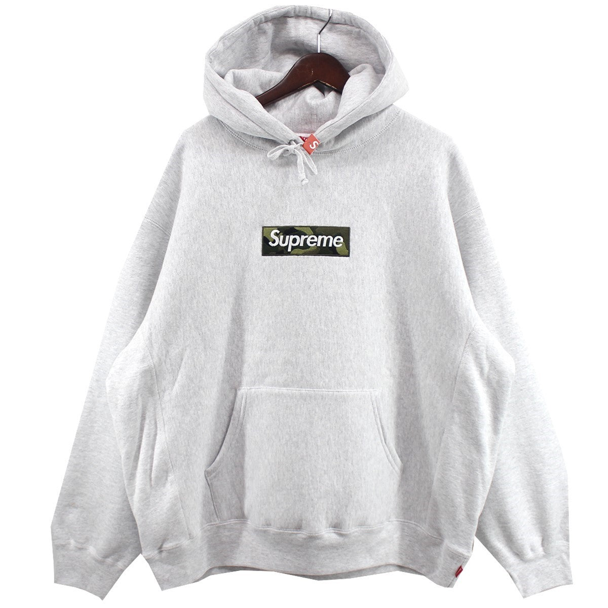 Supreme(シュプリーム) 23AW Box Logo Hooded Sweatshirt ボックスロゴ パーカー グレー×カモ サイズ  L｜【公式】カインドオルオンライン ブランド古着・中古通販【kindal】