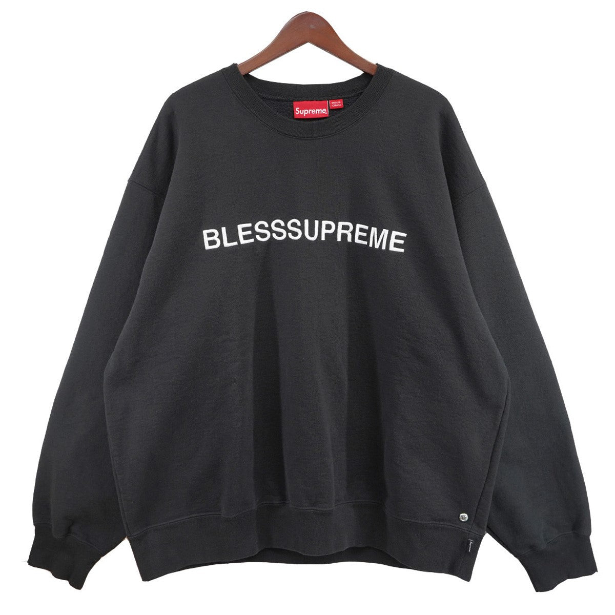 Supreme(シュプリーム) 23AW BLESS Crewneck ブレス ロゴクルーネック スウェット トレーナー ブラック サイズ  XL｜【公式】カインドオルオンライン ブランド古着・中古通販【kindal】