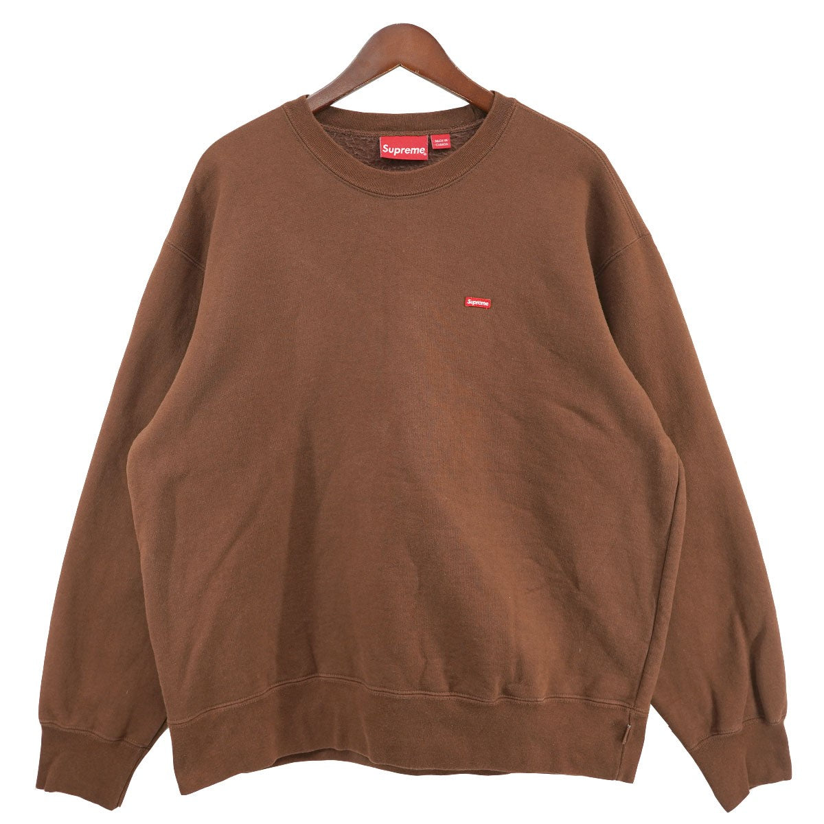 Supreme(シュプリーム) 22AW Small Box Crewneck スモールボックスロゴ クルーネック スウェット ブラウン サイズ  M｜【公式】カインドオルオンライン ブランド古着・中古通販【kindal】