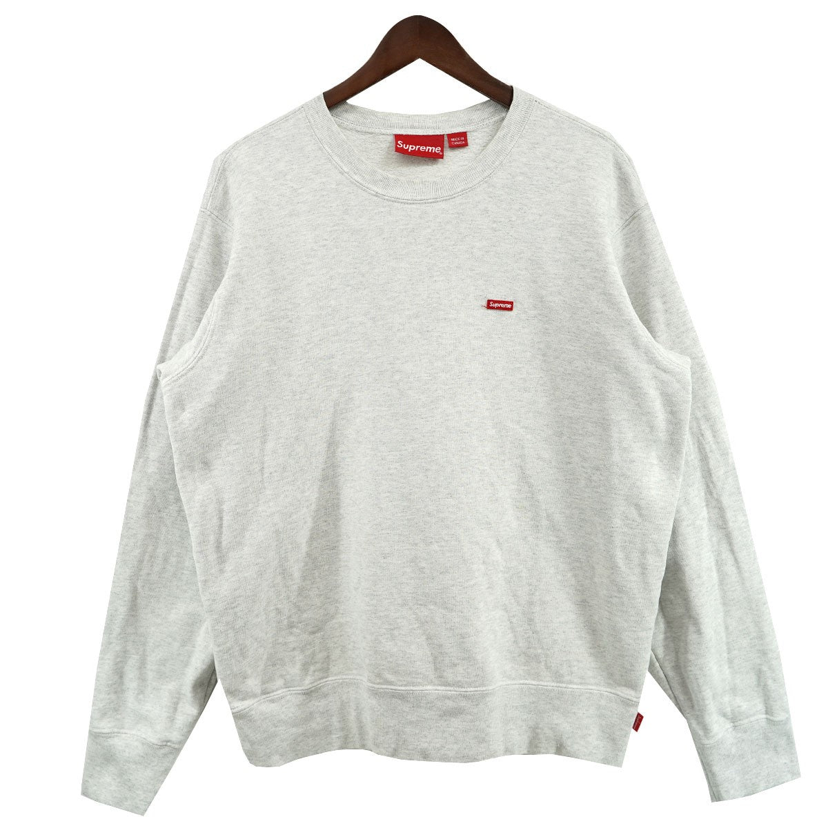 Supreme(シュプリーム) Small Box Crewneck スモールボックスロゴ クルーネック スウェット グレー サイズ  S｜【公式】カインドオルオンライン ブランド古着・中古通販【kindal】