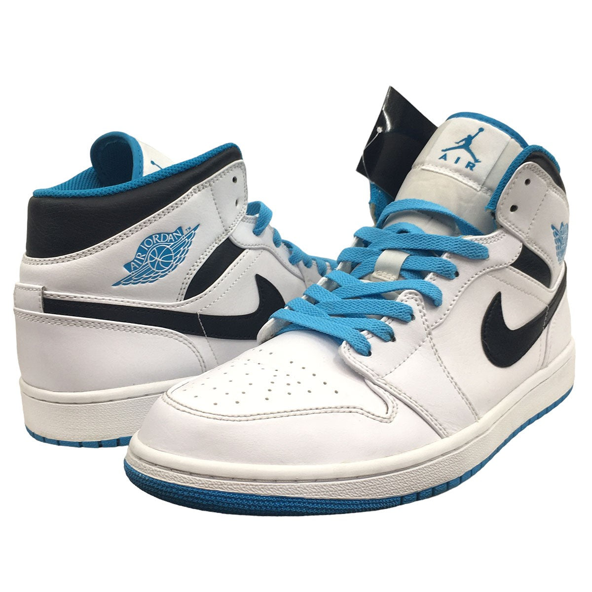 NIKE(ナイキ) 554724-141Air Jordan 1 Mid White Laser blue ミッド レーサーブルースニーカー  554724-141 White Laser blue ホワイト×レーサーブルー サイズ 29CM｜【公式】カインドオルオンライン  ブランド古着・中古通販【kindal】