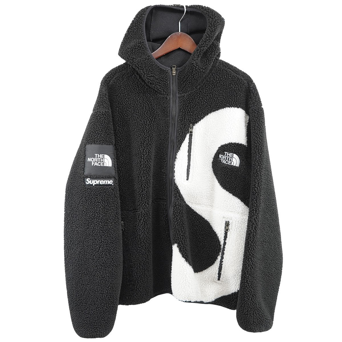 Supreme×THE NORTH FACE 20AW Logo Hooded Fleece Jacket エスロゴ フリース ジャケット  NT62004I ブラック サイズ L｜【公式】カインドオルオンライン ブランド古着・中古通販【kindal】