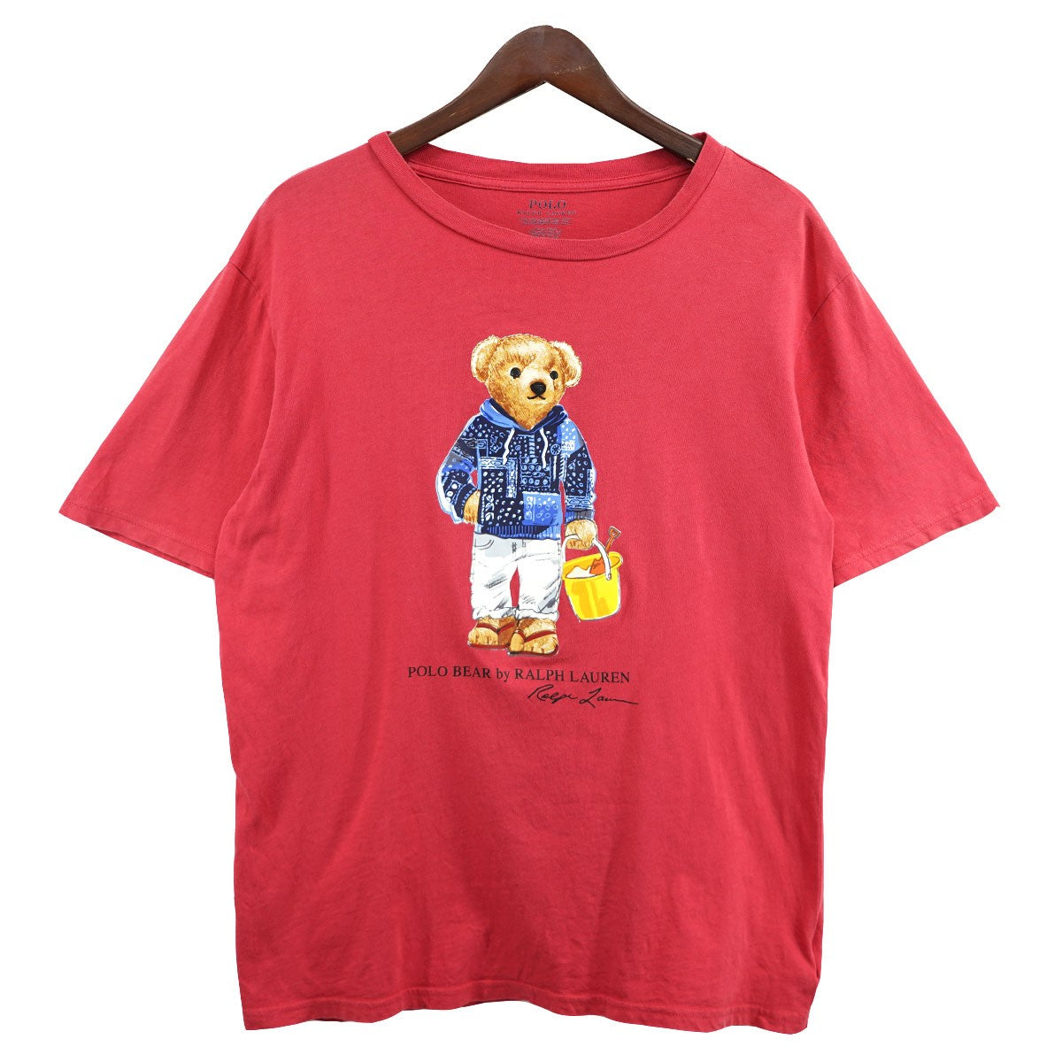 POLO RALPH LAUREN(ポロラルフローレン) POLO BEAR ポロ ベア Tシャツ レッド サイズ  XL｜【公式】カインドオルオンライン ブランド古着・中古通販【kindal】