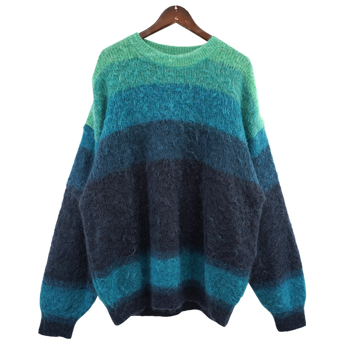 YOKE×Graphpaper 22AW STILL BORDER CREWNECK ボーダー モヘヤ クルーネック ニットセーター  定価46,200円 YK22AW0417S-GP マルチカラー サイズ 2｜【公式】カインドオルオンライン ブランド古着・中古通販【kindal】