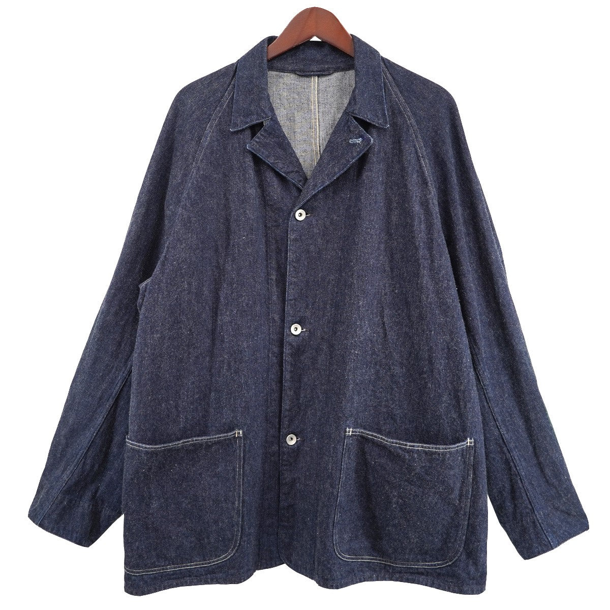 COMOLI(コモリ) 22AW デニム ワークジャケット 定価46200円 W03-01002 インディゴ サイズ  4｜【公式】カインドオルオンライン ブランド古着・中古通販【kindal】