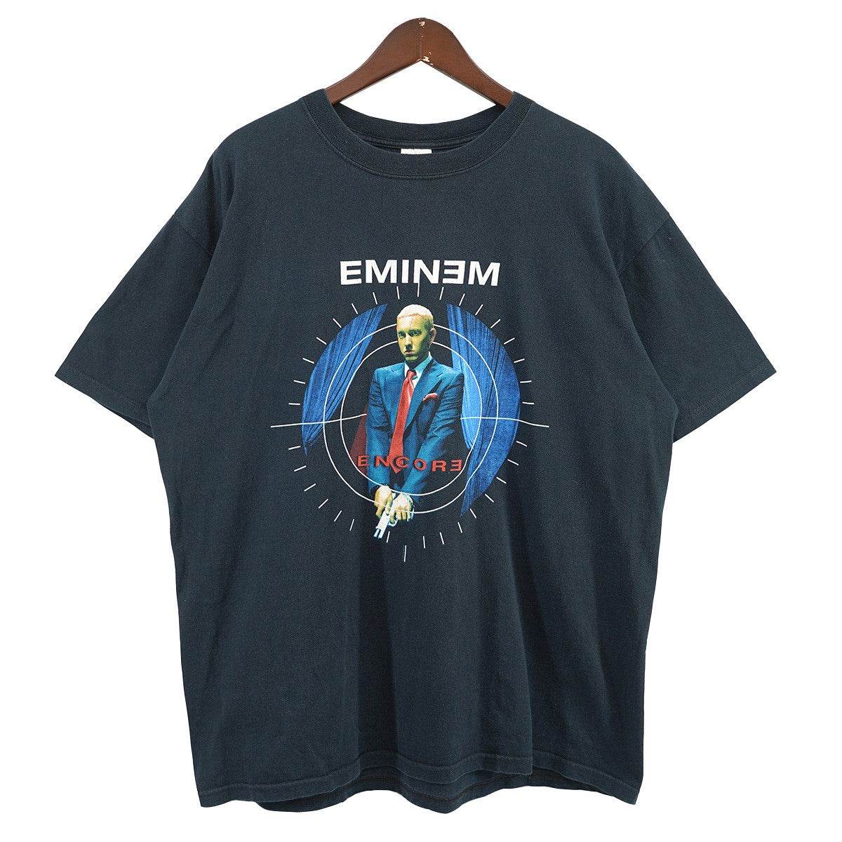 VINTAGE(ヴィンテージ) 2004 Eminem Encore エミネム アンコール ヴィンテージ Tシャツ 実物 ネイビー調 サイズ  XL｜【公式】カインドオルオンライン ブランド古着・中古通販【kindal】