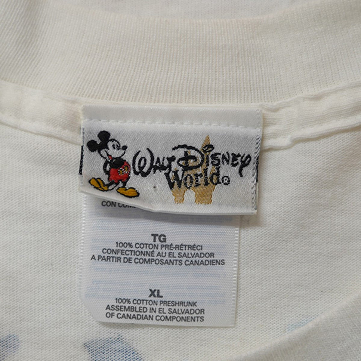 VINTAGE 古着・中古 90s Walt Disney World Magic Kingdom T ディズニー Tシャツ